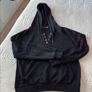 Black Hoodie Sweatshirt